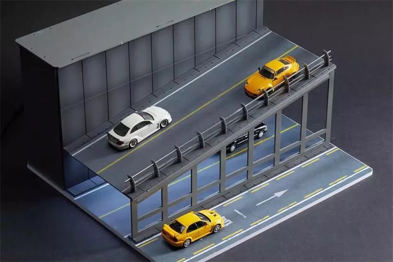 Diorama Rampa Urbana con Iluminación LED – You Car 1:64 - Chido Toys