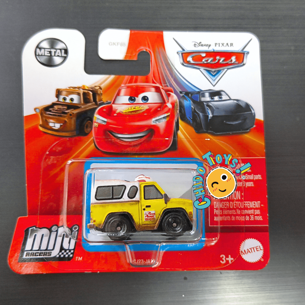 Disney Pixar Cars Mini Racers Pizza Planet Truck 2021 – Versión Metal – Mattel - Chido Toys