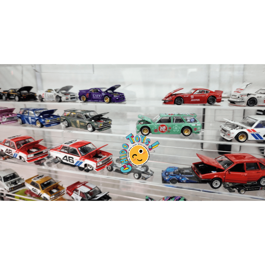 Expositor Iluminado para 150 Autos a Escala 1:64 – Acrílico Premium Hecho en México - Chido Toys