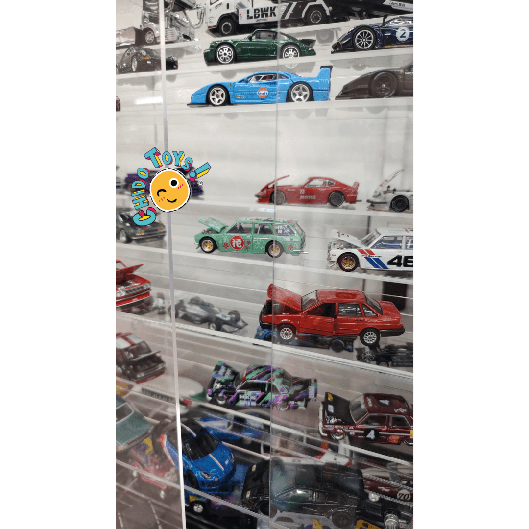 Expositor Iluminado para 150 Autos a Escala 1:64 – Acrílico Premium Hecho en México - Chido Toys