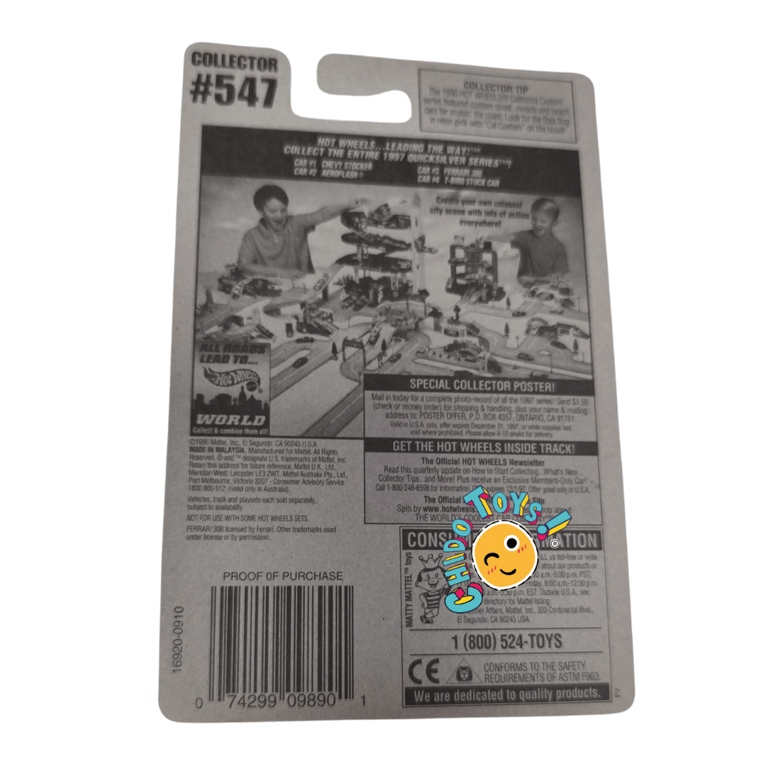 Ferrari 308 – Hot Wheels Quick Silver Series (1996) - Chido Toys