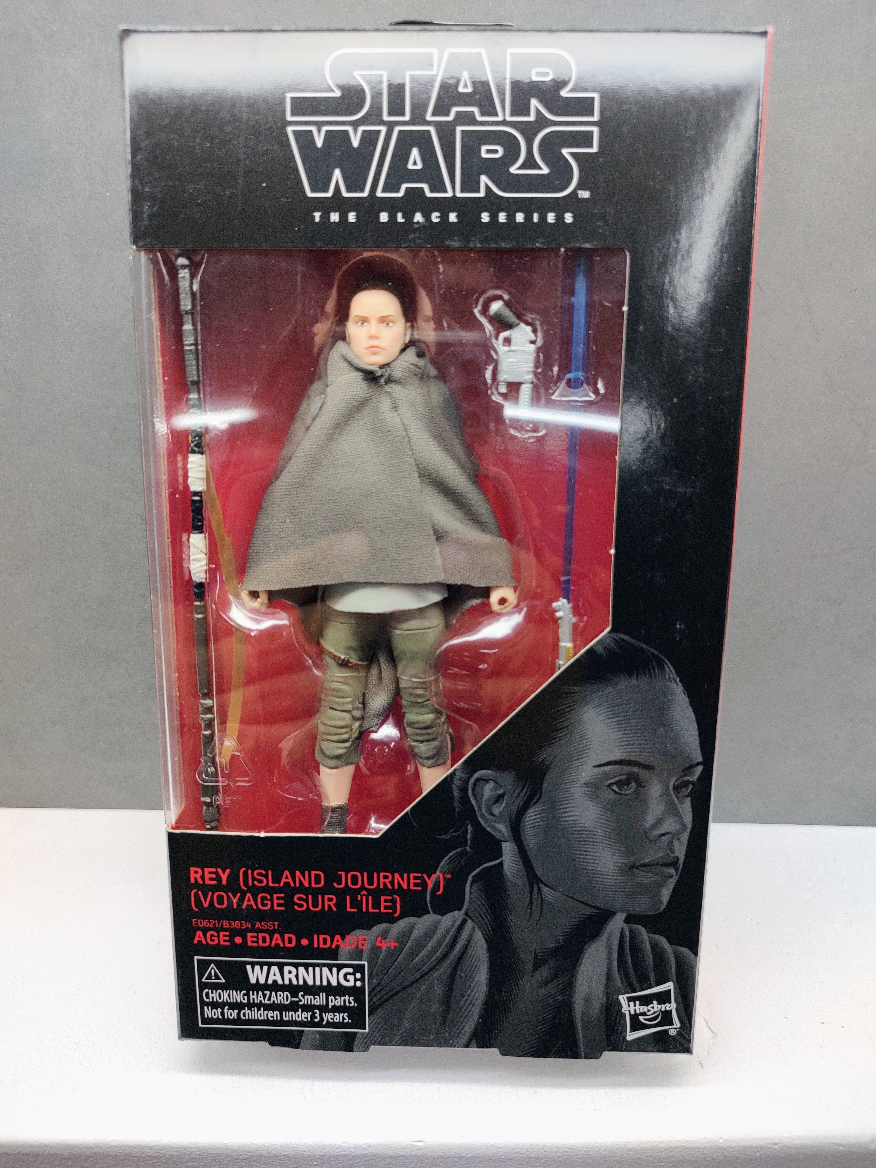 Figura articulada The Black Series, marca Hasbro, Rey Island Journey, edad 3+ - Chido Toys