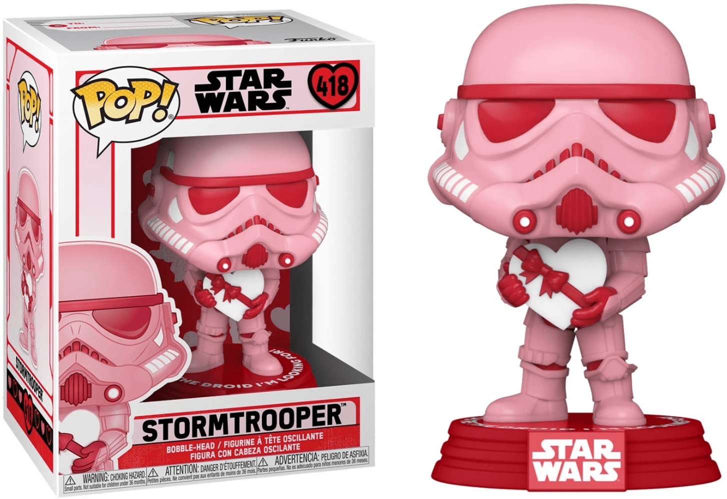 Figura de Vinyl, marca Funko, Modelo Stormtrooper, edad 6+ - Chido Toys