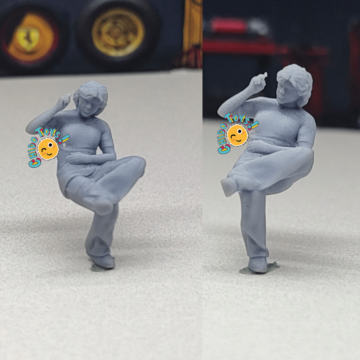 Figurillas, varios modelos, en Escala 1/64 – Impresión en Resina 14K de Alta Resolución - Chido Toys