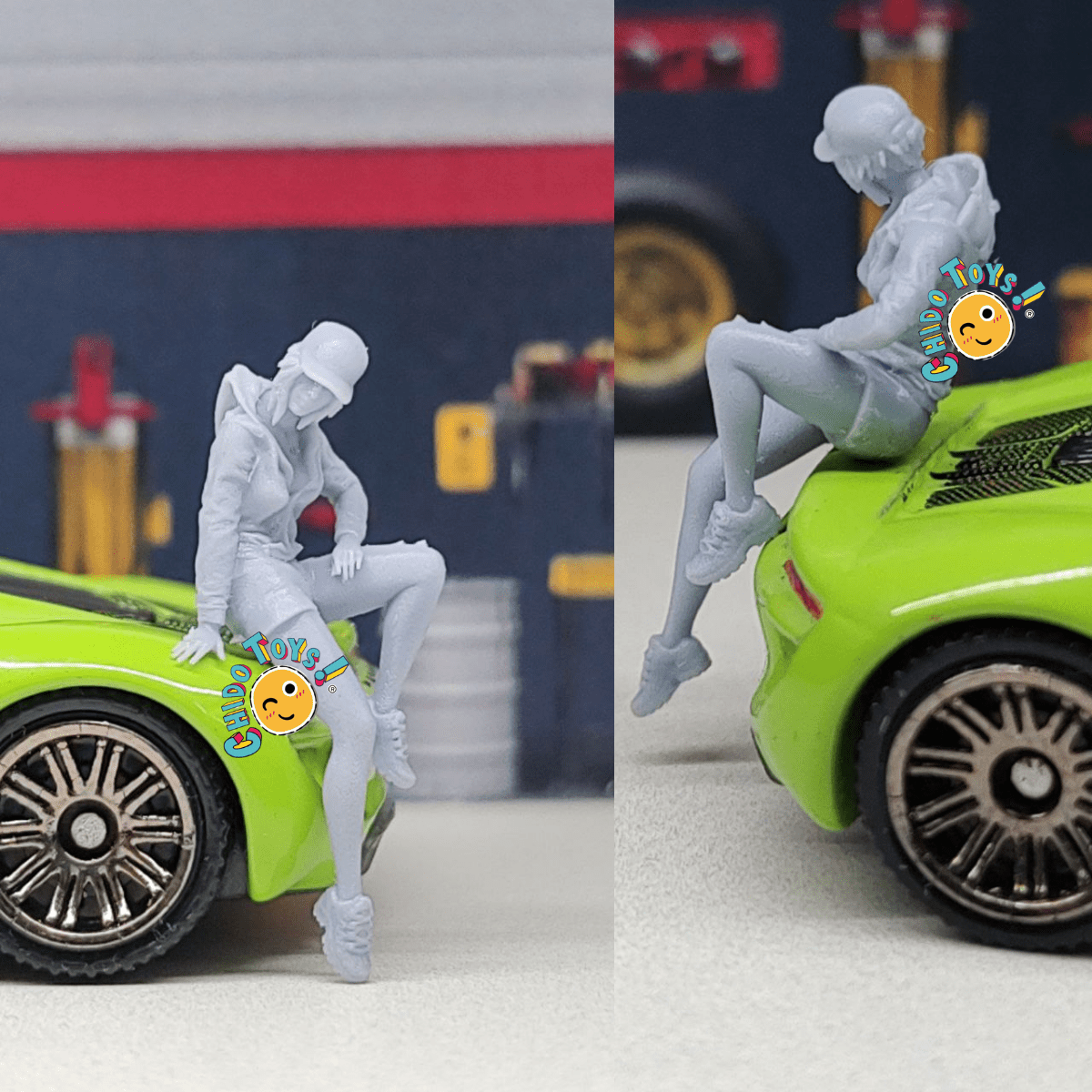 Figurillas, varios modelos, en Escala 1/64 – Impresión en Resina 14K de Alta Resolución - Chido Toys