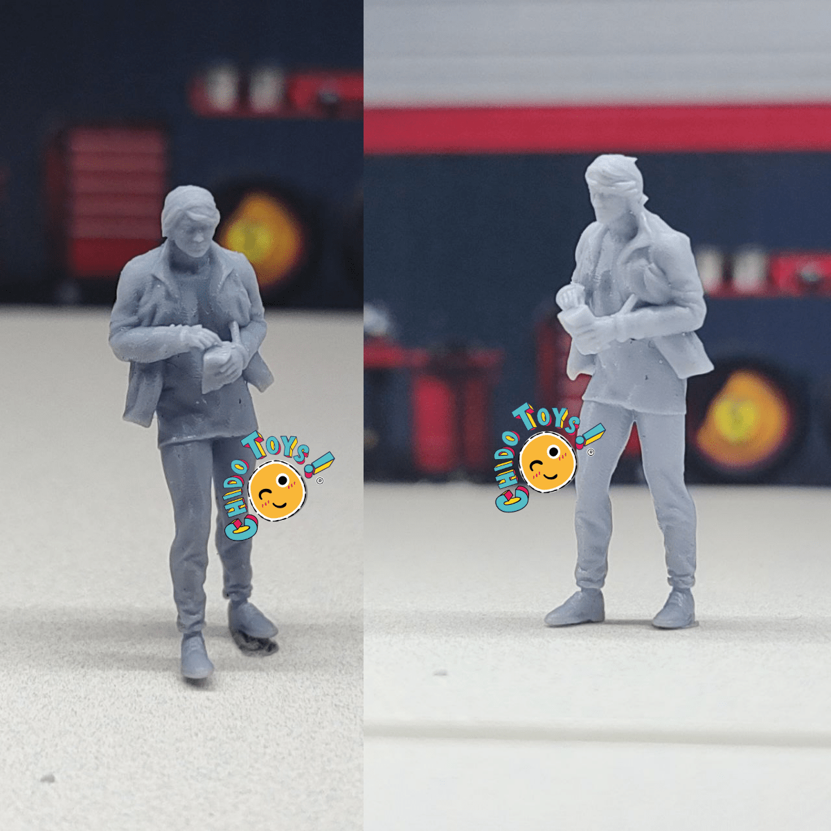 Figurillas, varios modelos, en Escala 1/64 – Impresión en Resina 14K de Alta Resolución - Chido Toys