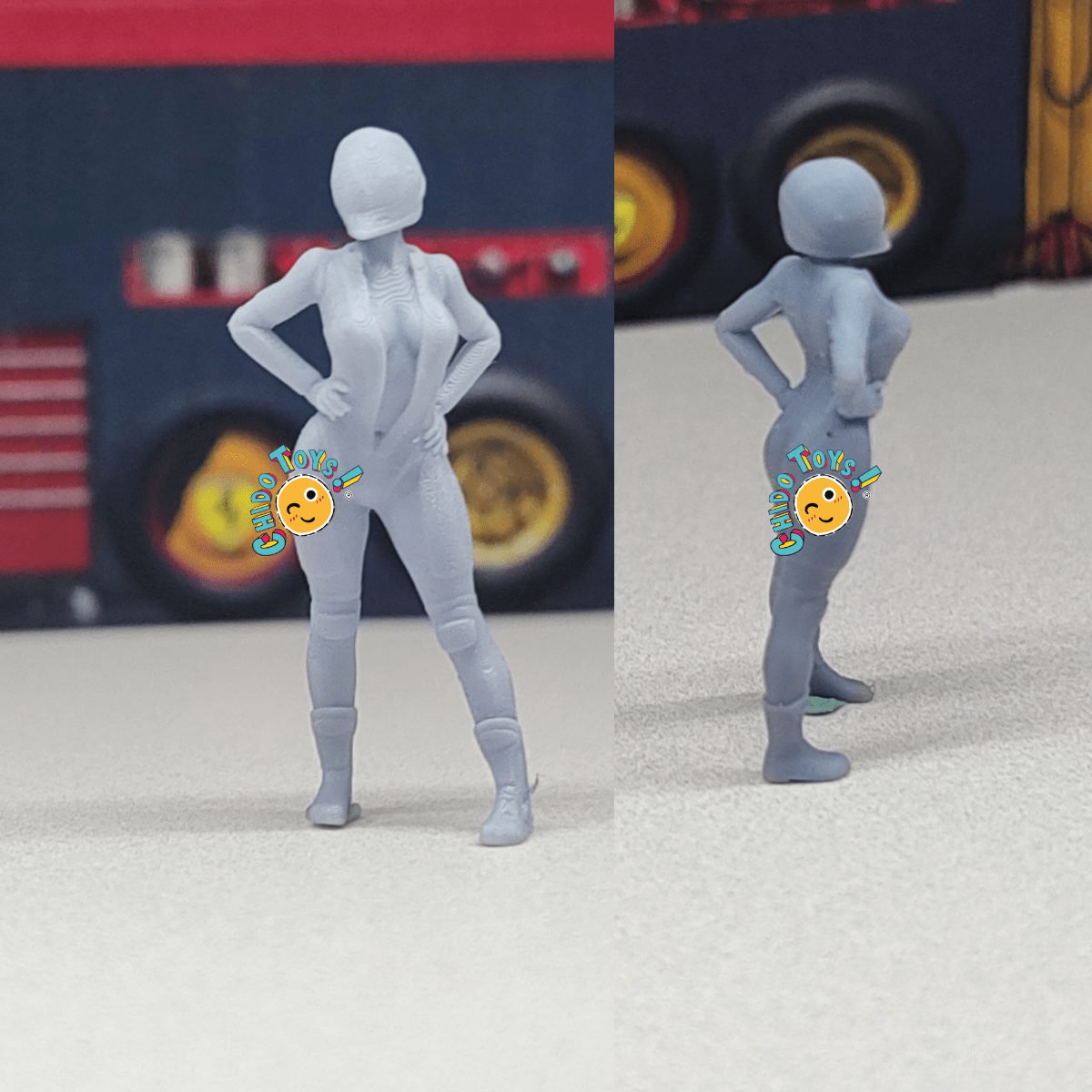 Figurillas, varios modelos, en Escala 1/64 – Impresión en Resina 14K de Alta Resolución - Chido Toys