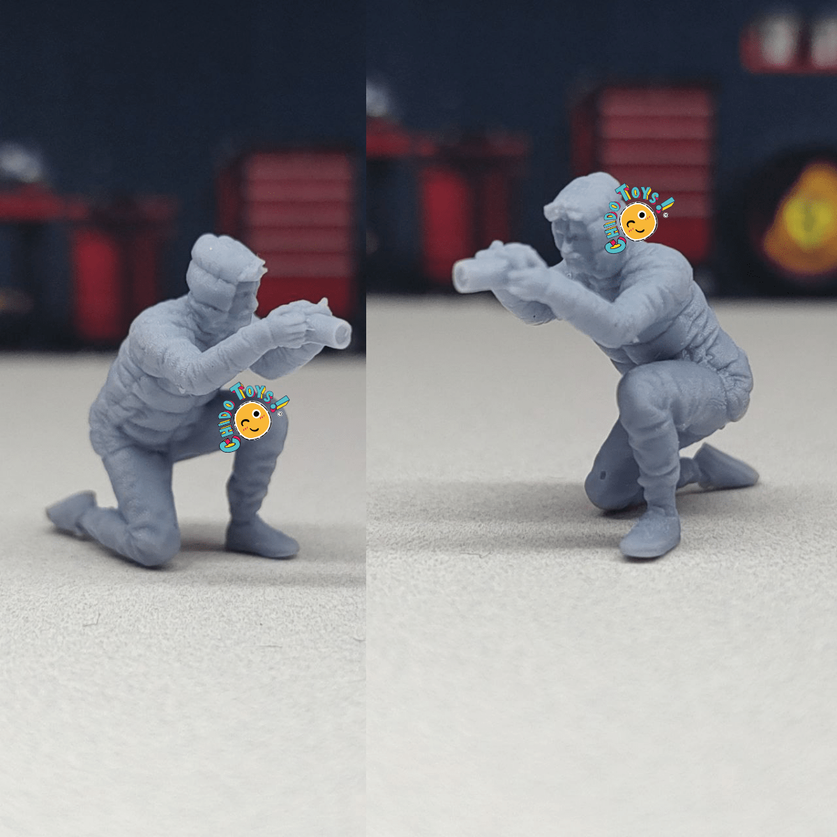 Figurillas, varios modelos, en Escala 1/64 – Impresión en Resina 14K de Alta Resolución - Chido Toys