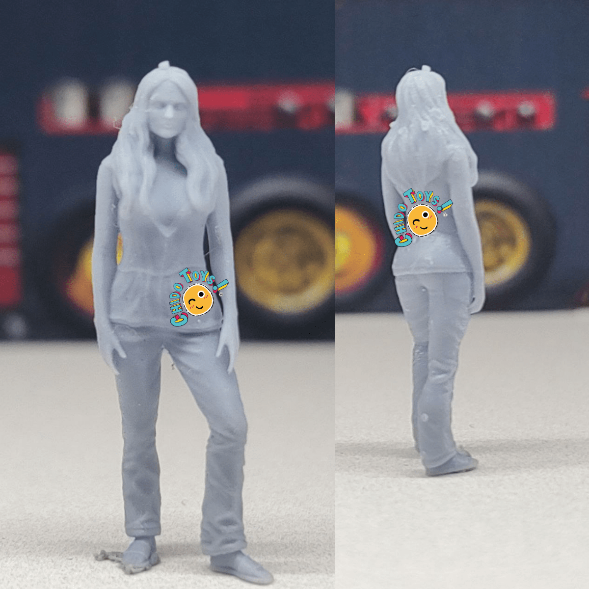 Figurillas, varios modelos, en Escala 1/64 – Impresión en Resina 14K de Alta Resolución - Chido Toys