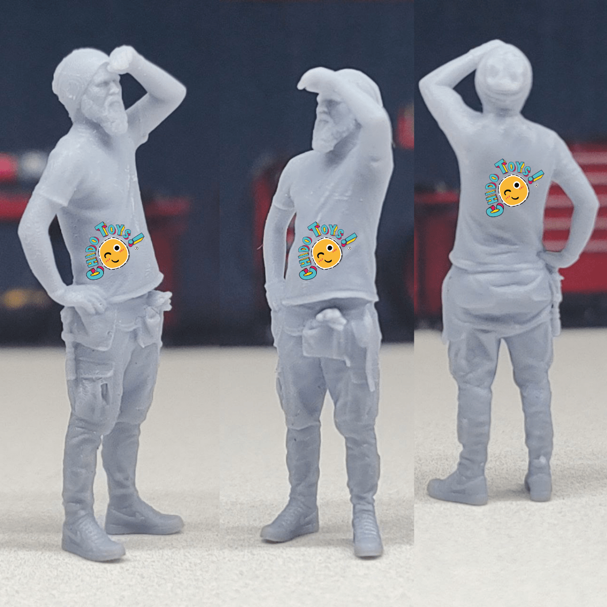 Figurillas, varios modelos, en Escala 1/64 – Impresión en Resina 14K de Alta Resolución - Chido Toys