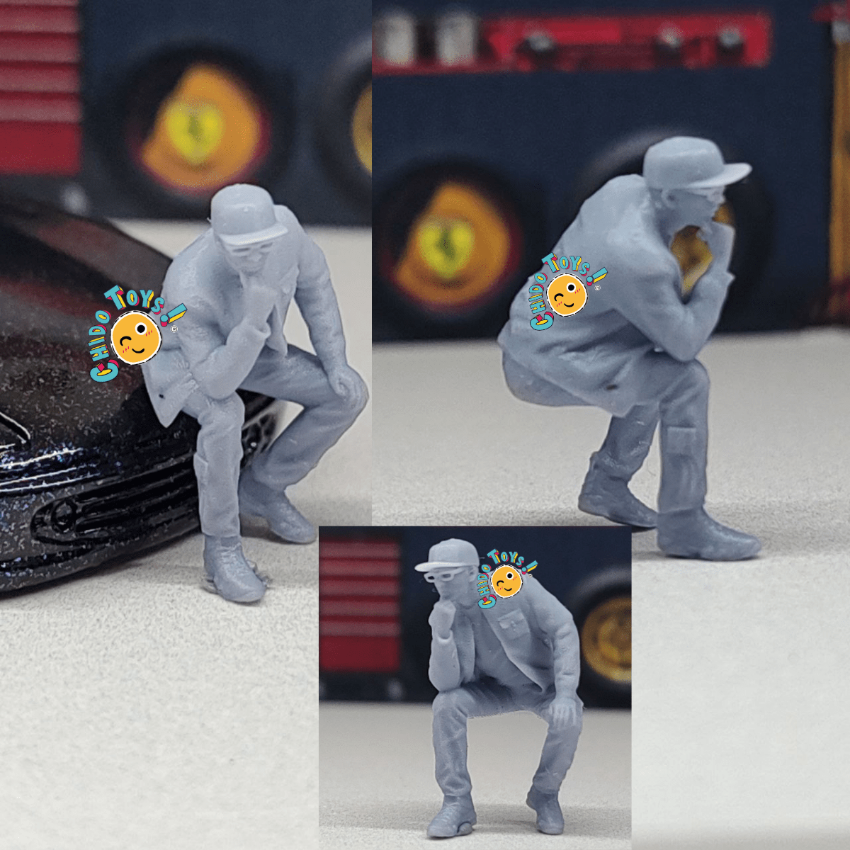 Figurillas, varios modelos, en Escala 1/64 – Impresión en Resina 14K de Alta Resolución - Chido Toys