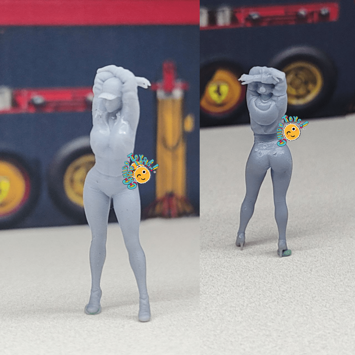 Figurillas, varios modelos, en Escala 1/64 – Impresión en Resina 14K de Alta Resolución - Chido Toys