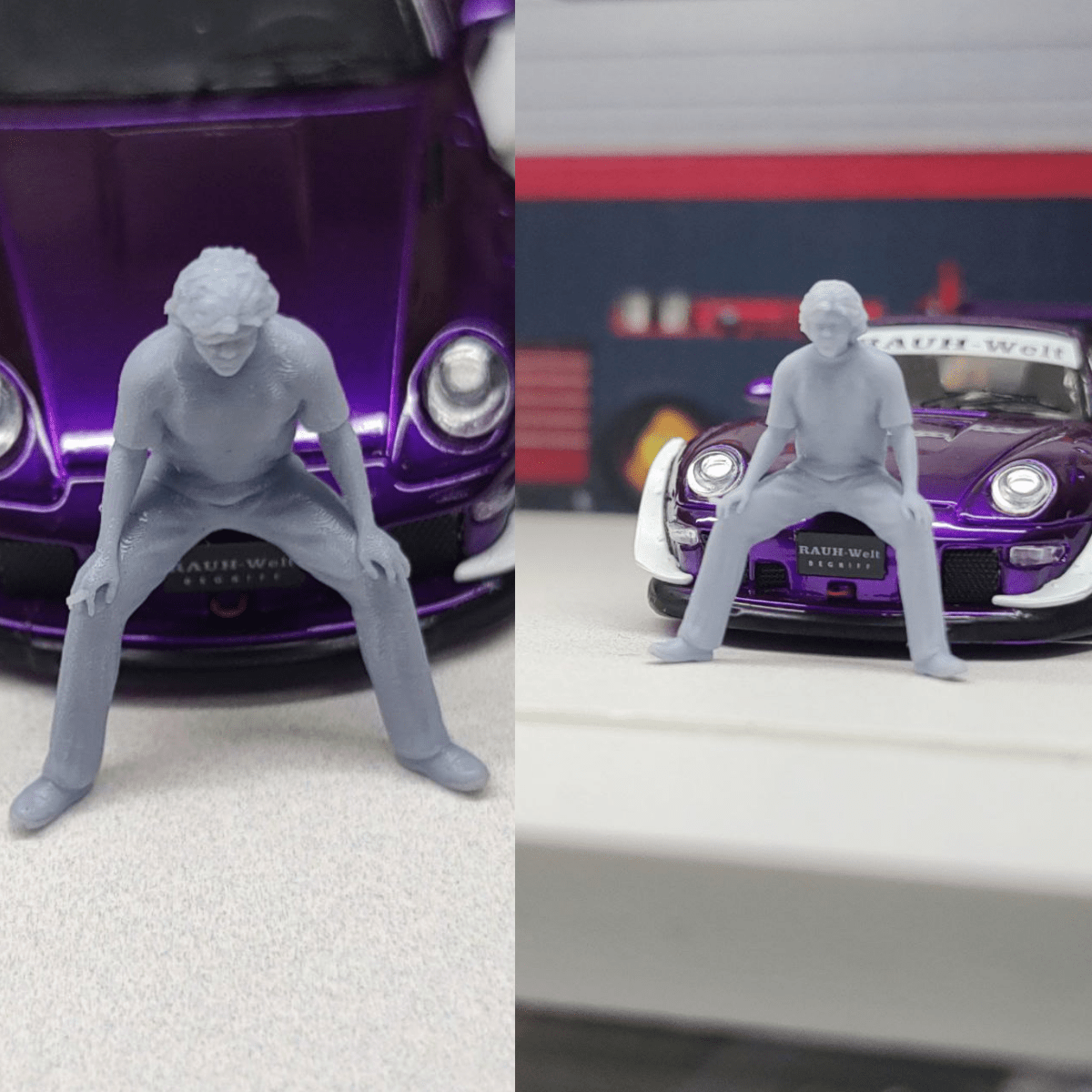 Figurillas, varios modelos, en Escala 1/64 – Impresión en Resina 14K de Alta Resolución - Chido Toys