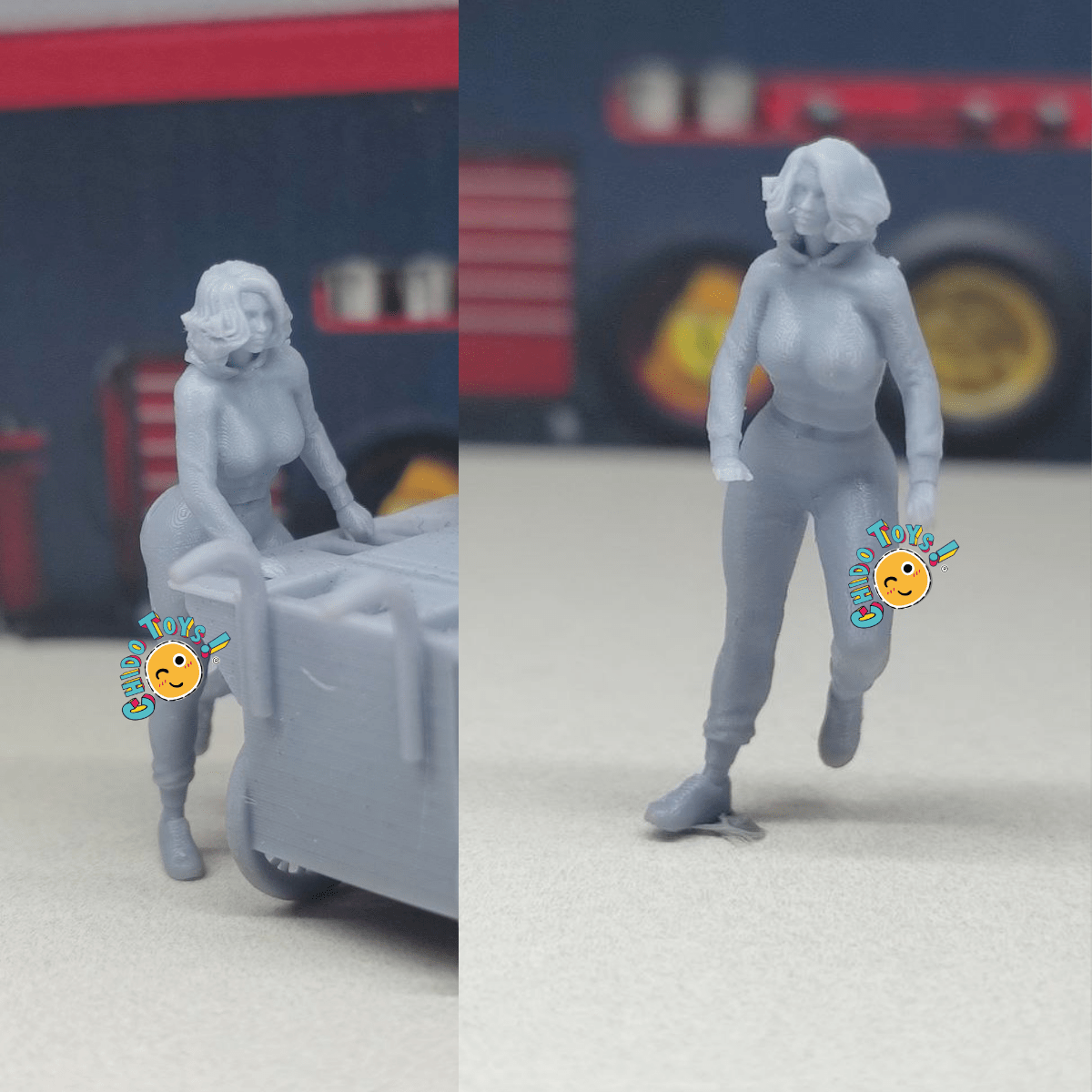 Figurillas, varios modelos, en Escala 1/64 – Impresión en Resina 14K de Alta Resolución - Chido Toys