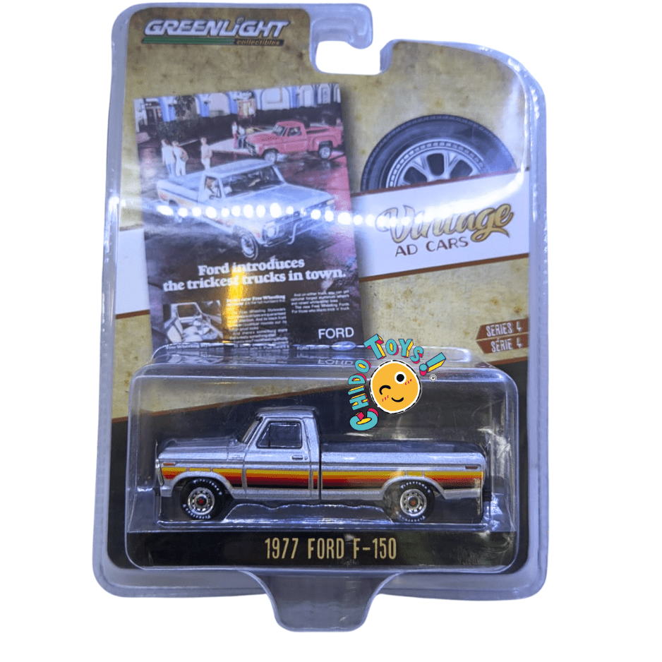 GreenLight 1977 Ford F-150 Vintage Ad Cars - Chido Toys