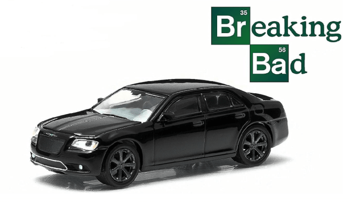 GreenLight 2012 Chrysler 300C SRT8 Breaking Bad 1:64 Negro - Chido Toys