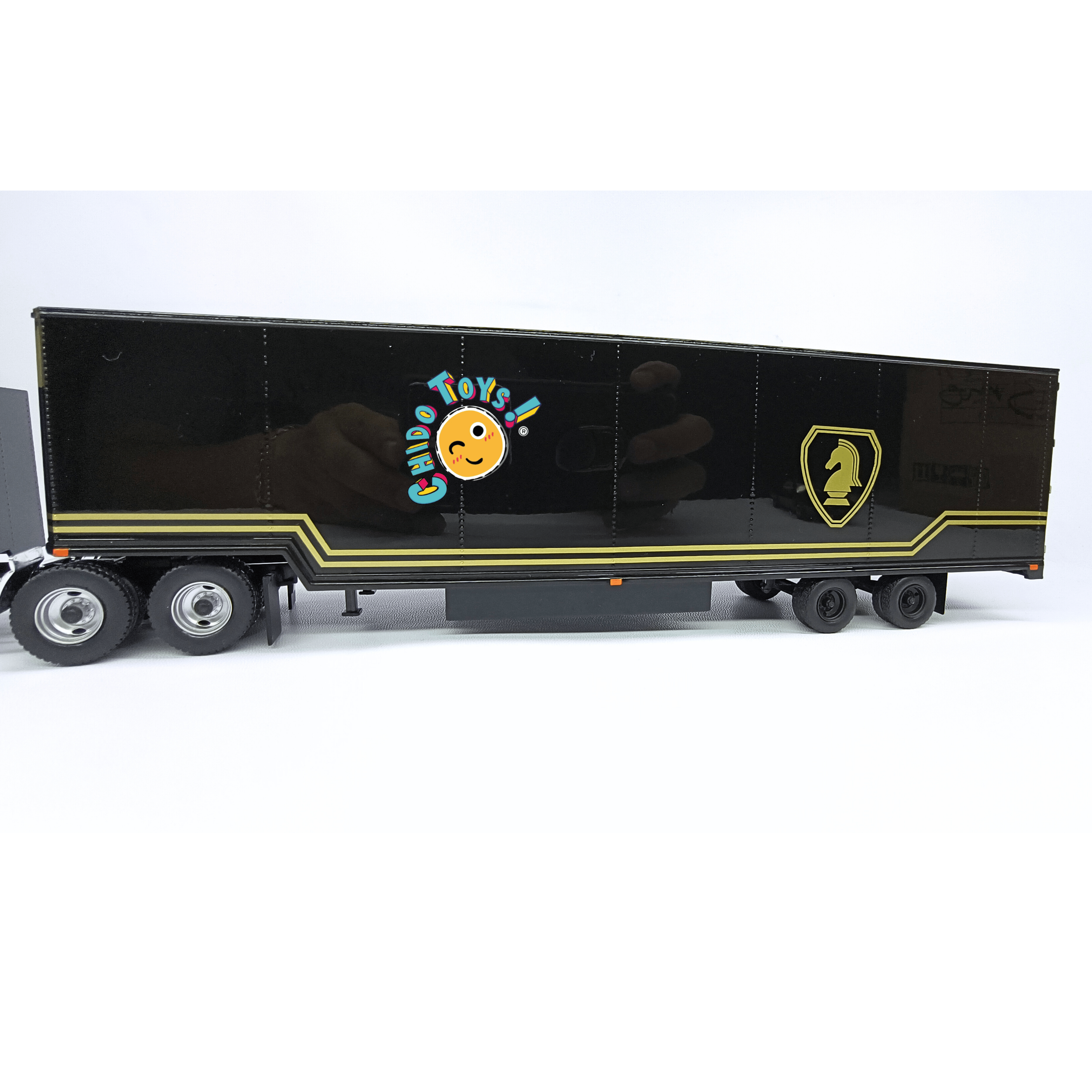 GreenLight GMC General Tractor 1:43 Knight Set con tráiler - Chido Toys