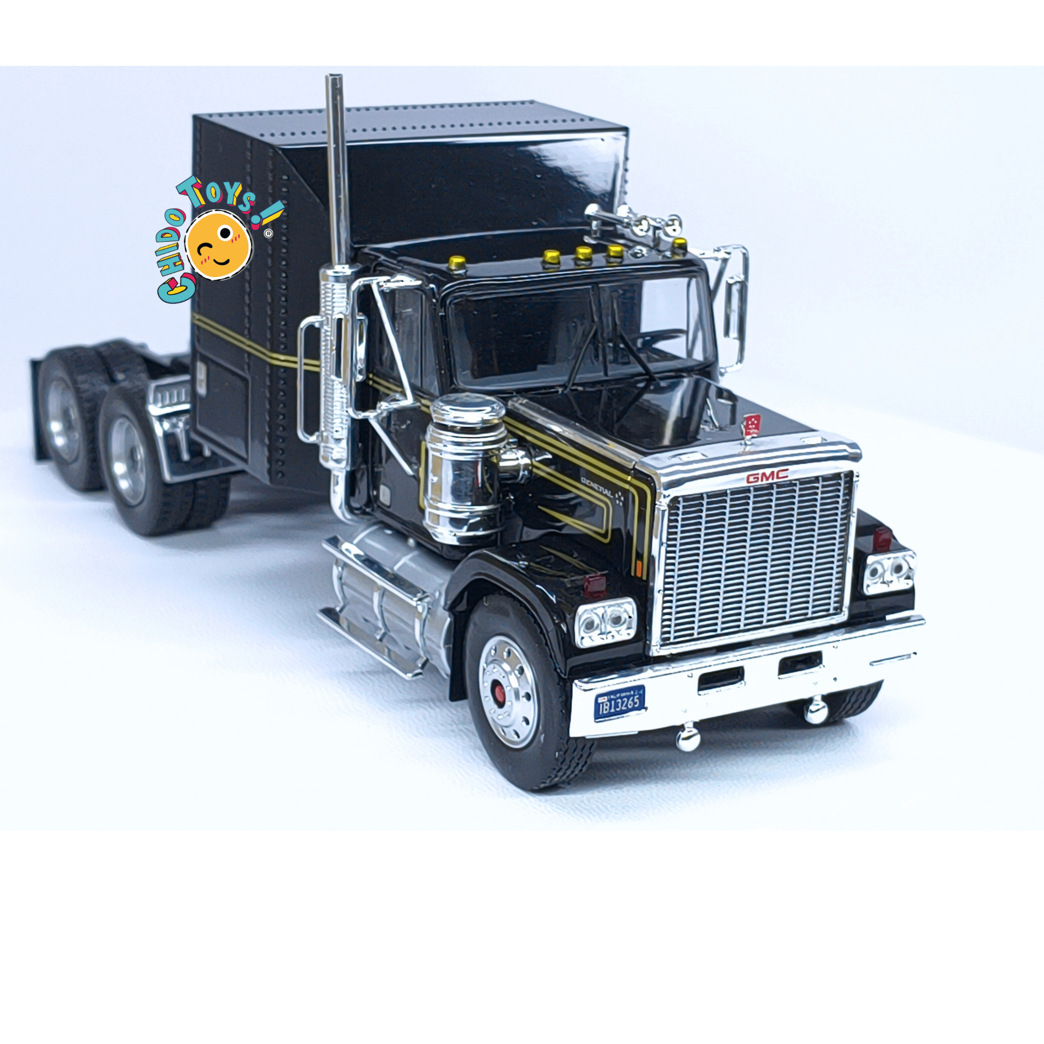 GreenLight GMC General Tractor 1:43 Knight Set con tráiler - Chido Toys