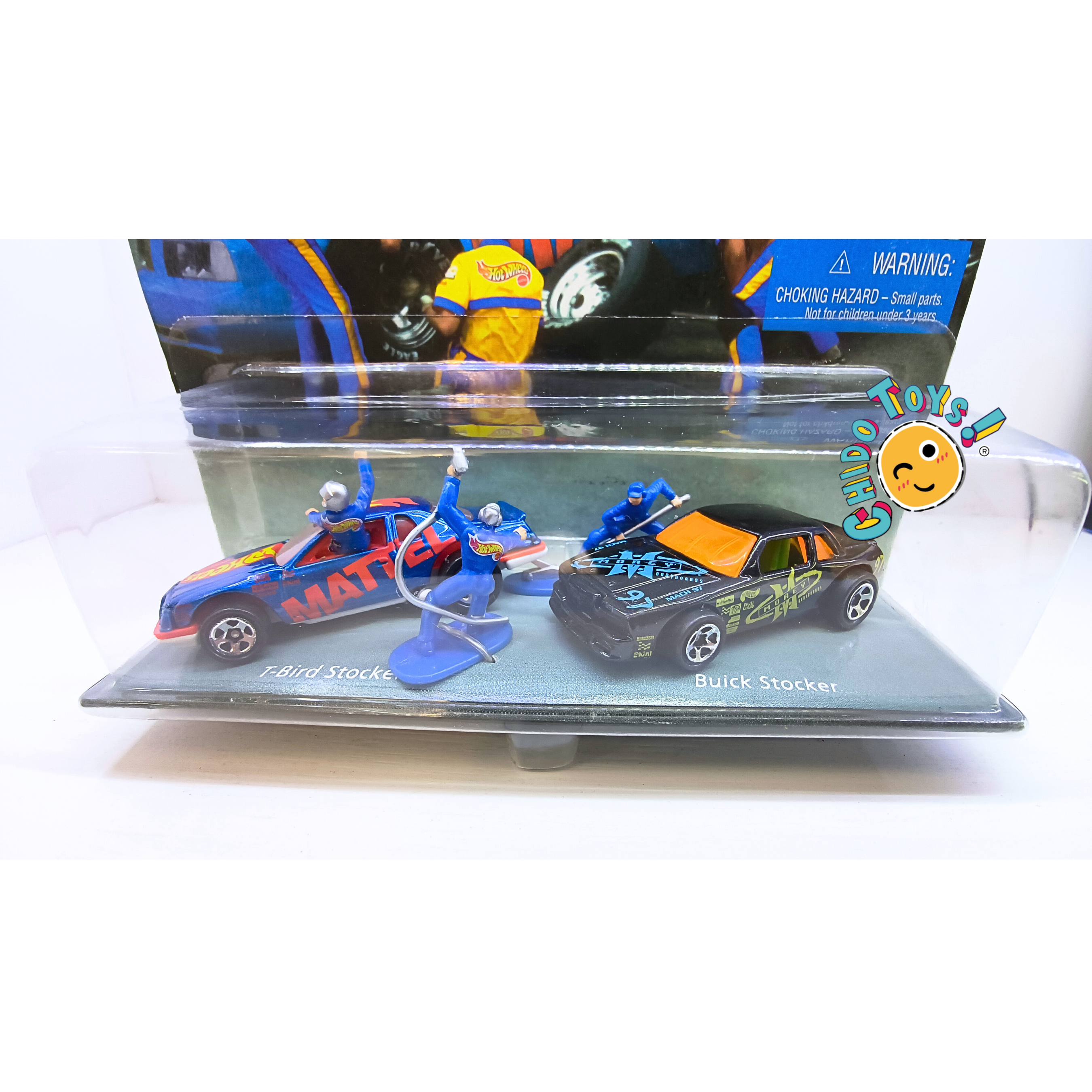 Hot Wheels Action Pack Racing 1996, 1:64 T - Bird & Buick Stocker - Chido Toys