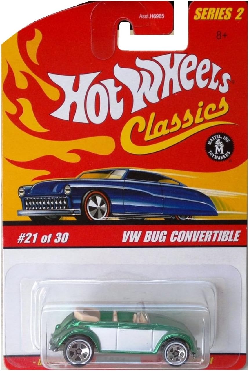 Hot Wheels Classics VW Bug Convertible – Series 2 21/30 - Chido Toys