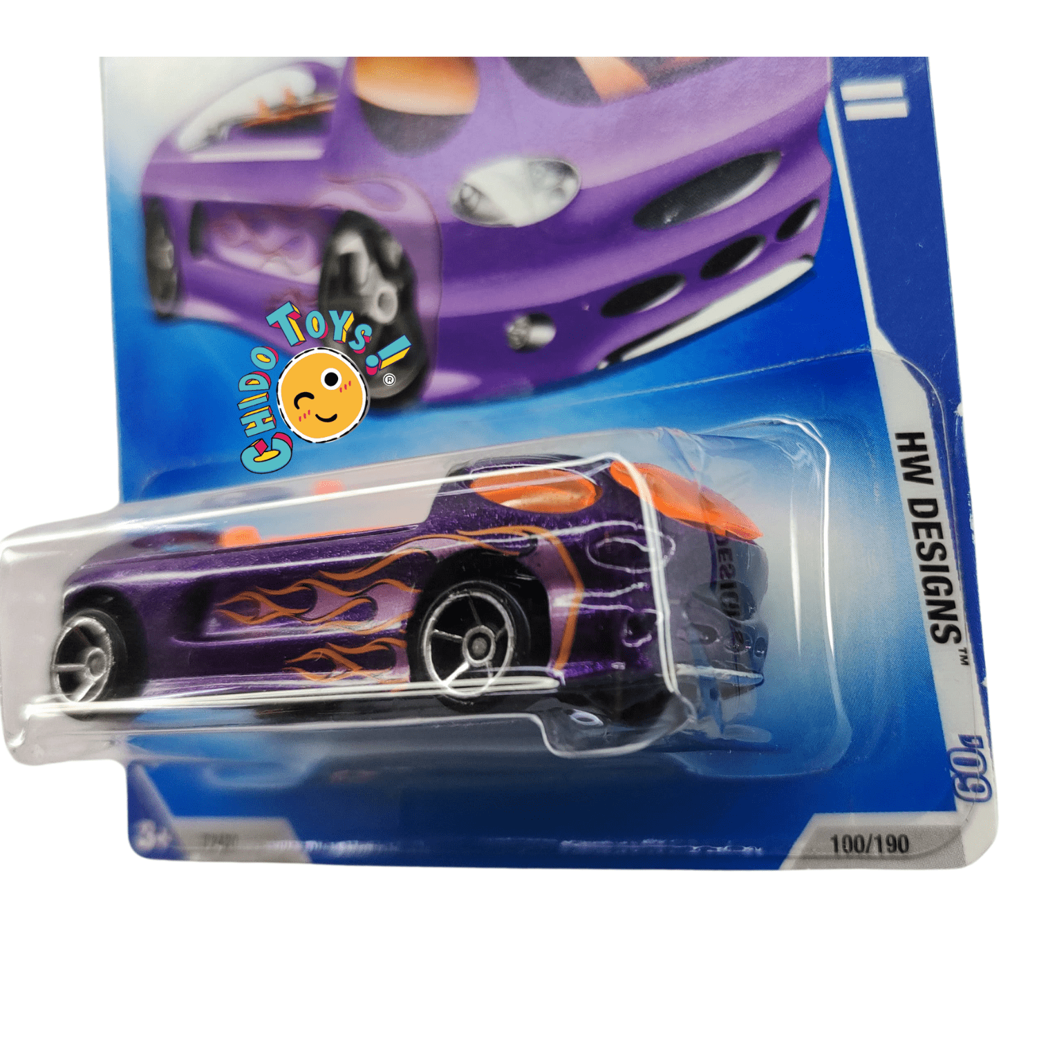 Hot Wheels Deora II HW Designs 100/190 (2009) – Con Protector - Chido Toys