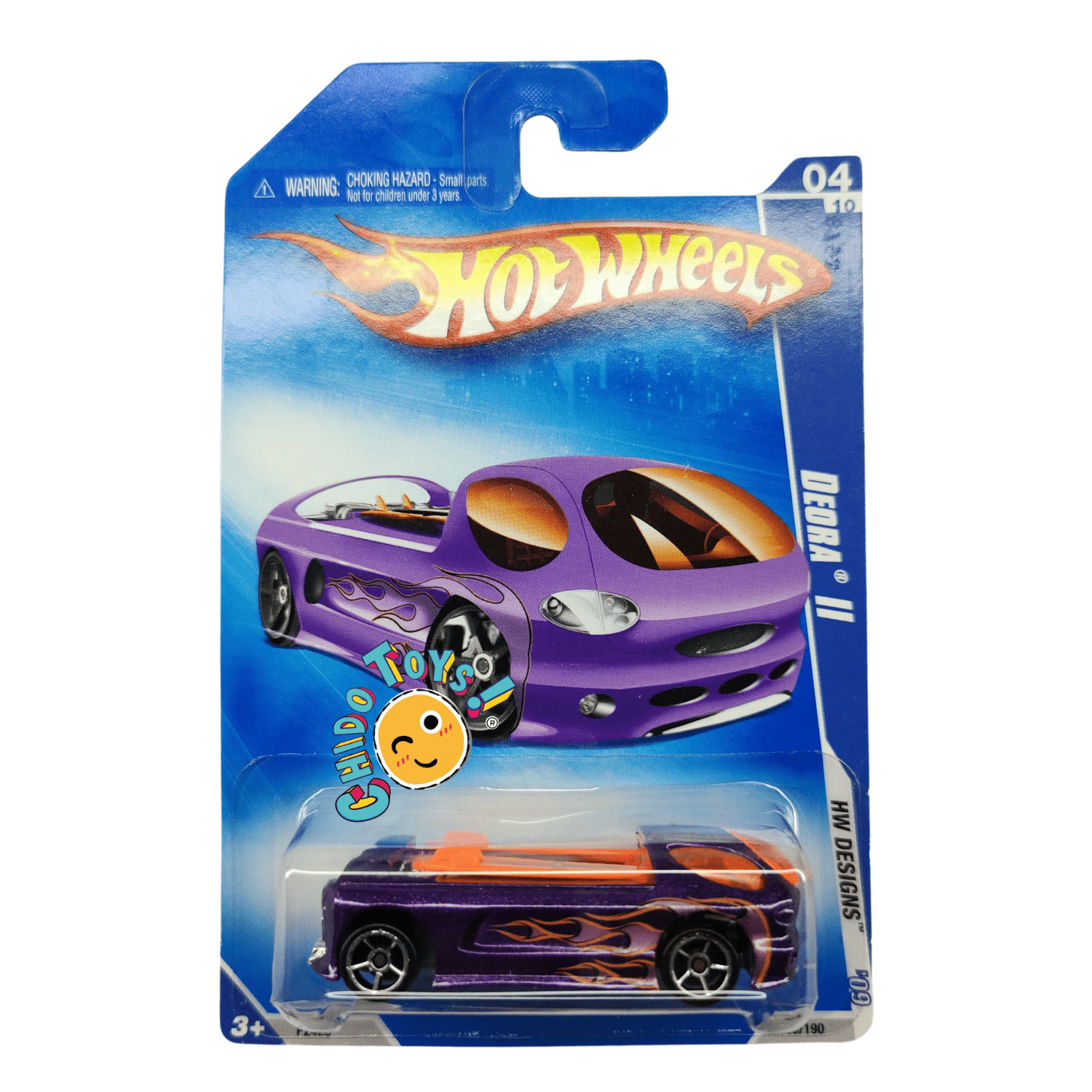 Hot Wheels Deora II HW Designs 100/190 (2009) – Con Protector - Chido Toys