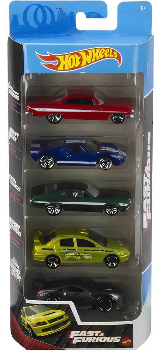 Hot Wheels Fast Furious 5-Pack Impala, Ford GT y Más Escala