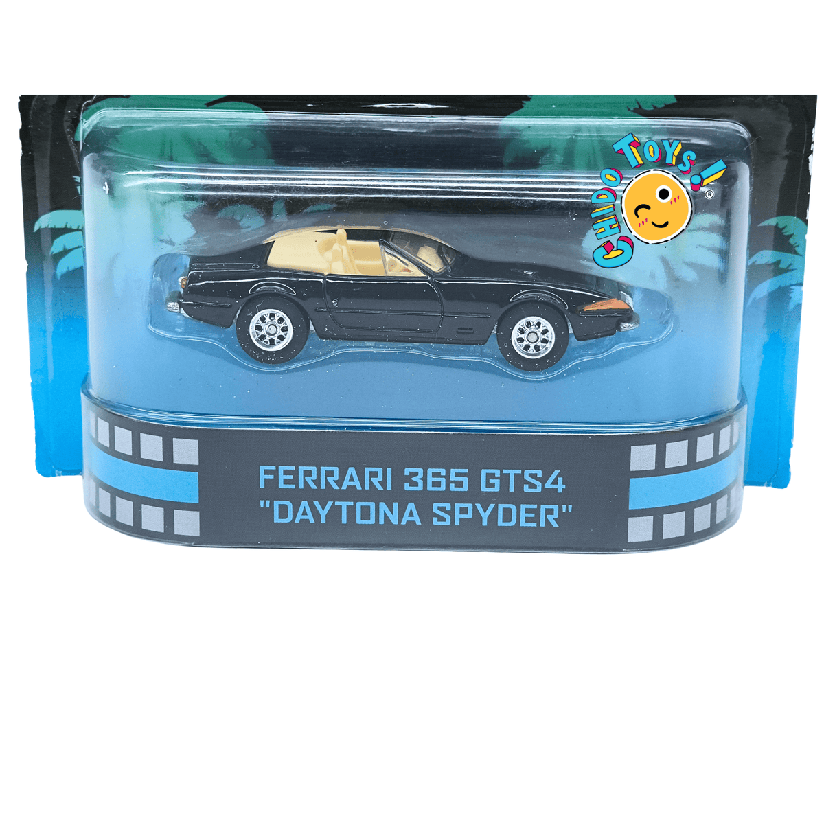 Hot Wheels Ferrari 365 GTS4 Daytona Spyder Miami Vice 1:64 Real Riders - Chido Toys