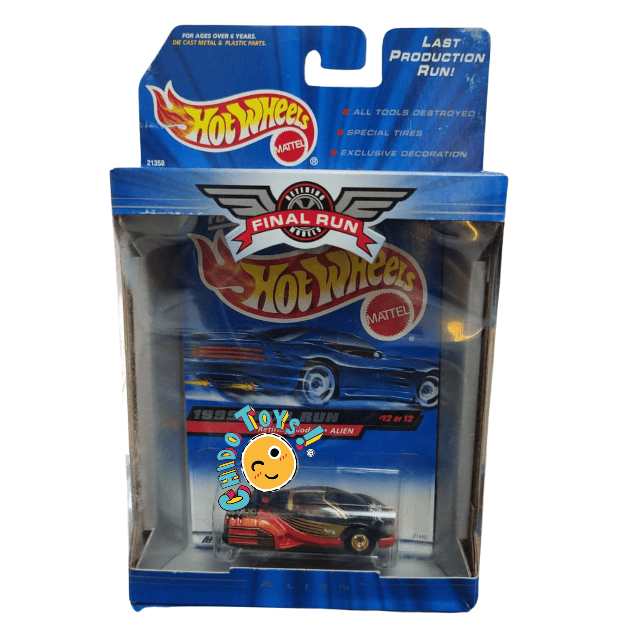Hot Wheels Final Run 1999 – Primera Edición (Selladas, Escala 1:64, Llantas de Goma) - Chido Toys