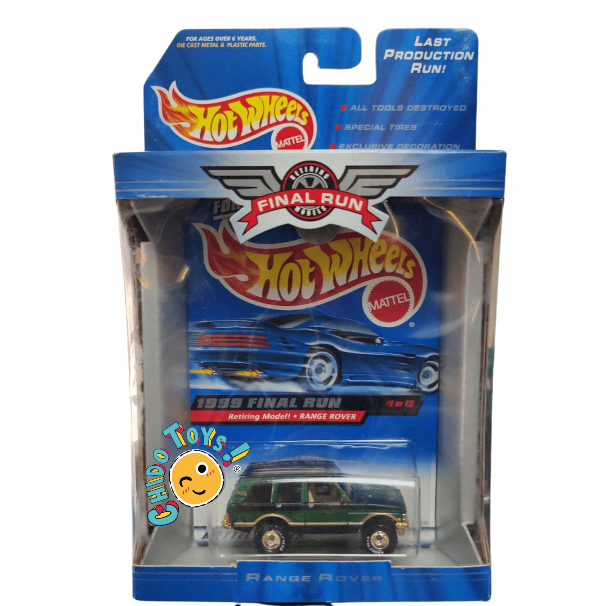 Hot Wheels Final Run 1999 – Primera Edición (Selladas, Escala 1:64, Llantas de Goma) - Chido Toys
