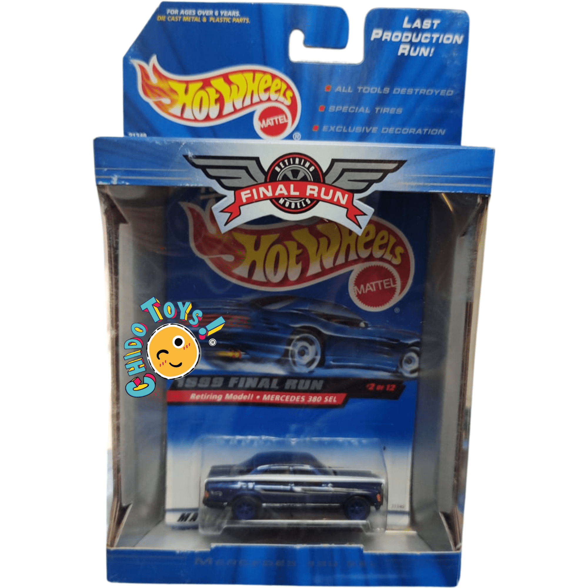 Hot Wheels Final Run 1999 – Primera Edición (Selladas, Escala 1:64, Llantas de Goma) - Chido Toys