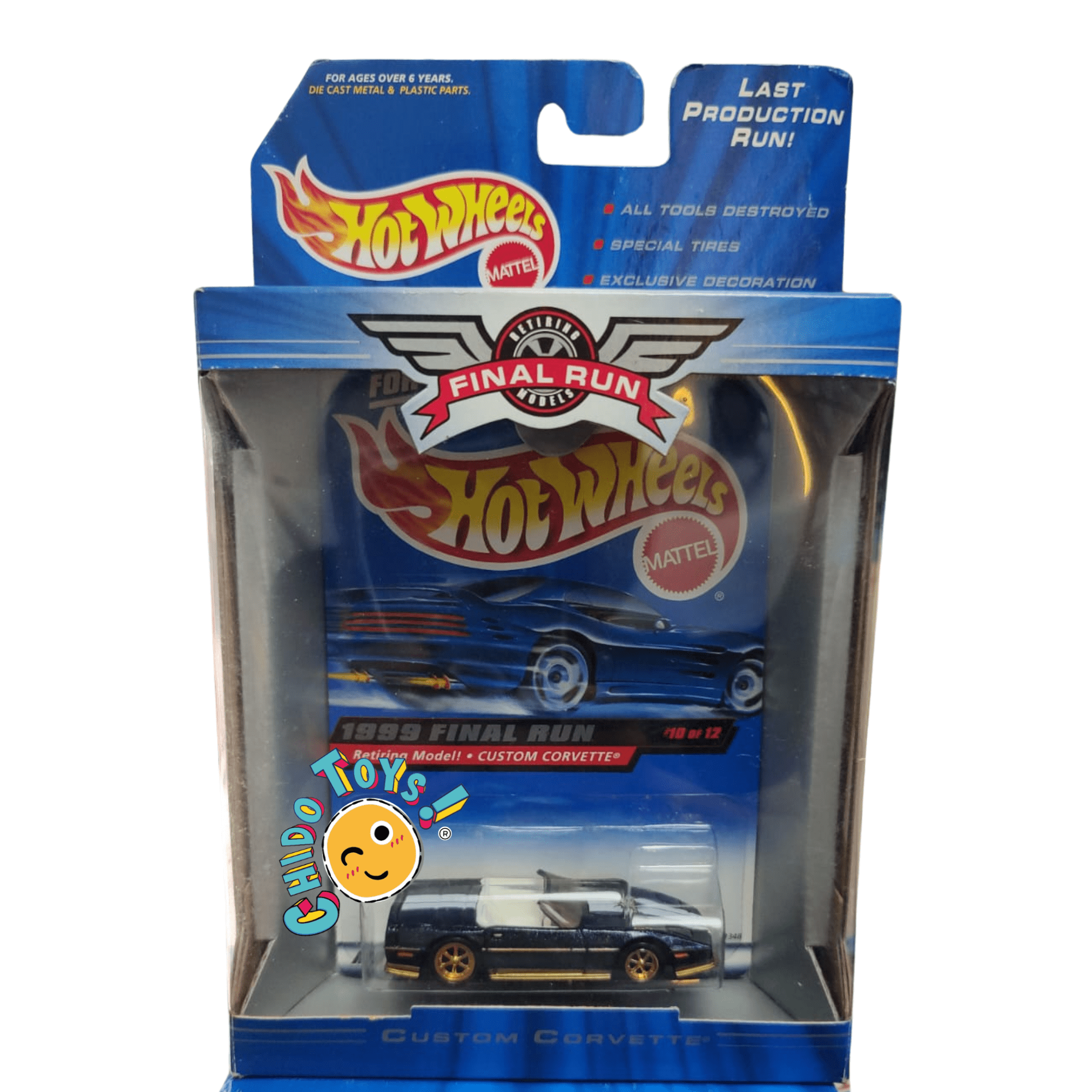 Hot Wheels Final Run 1999 – Primera Edición (Selladas, Escala 1:64, Llantas de Goma) - Chido Toys