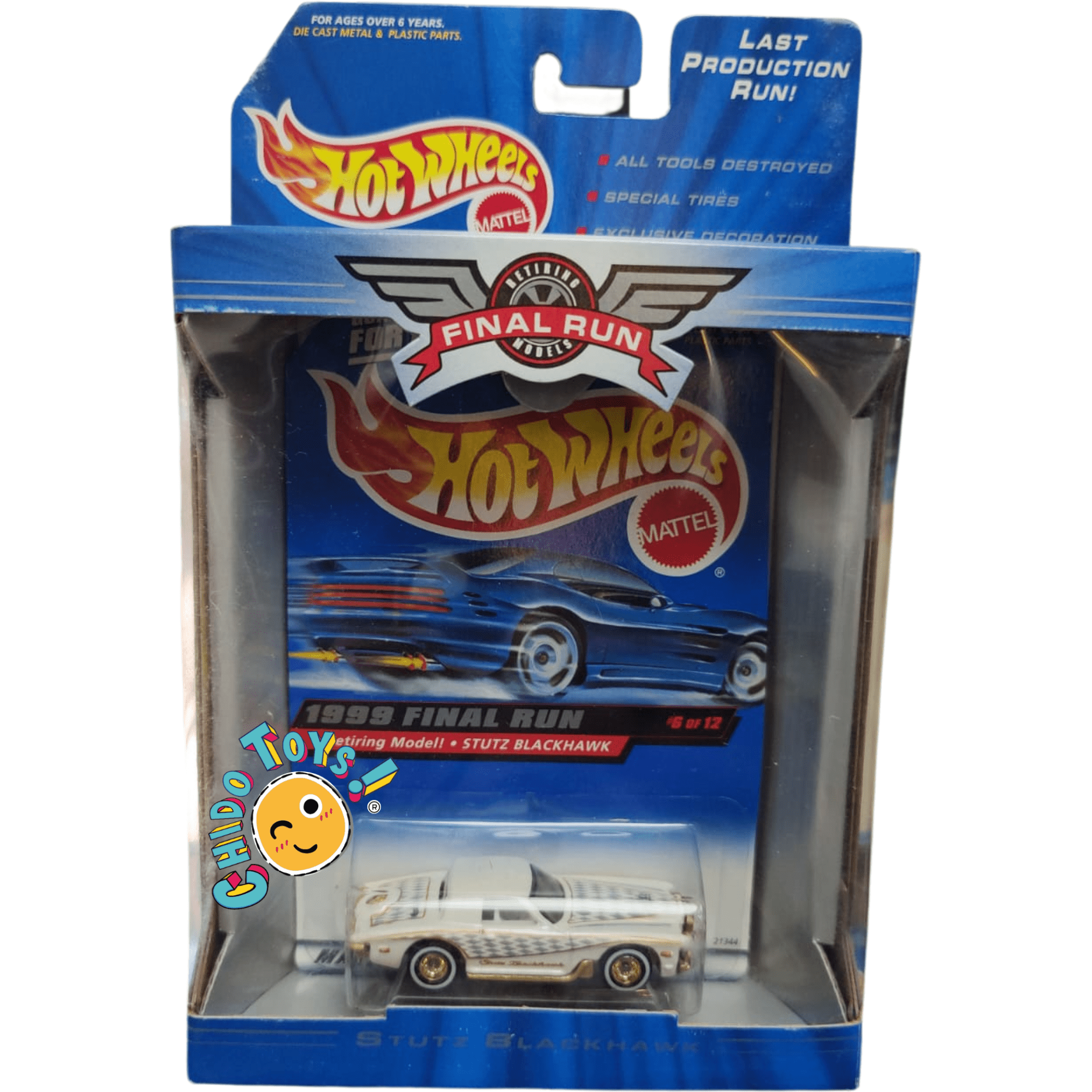 Hot Wheels Final Run 1999 – Primera Edición (Selladas, Escala 1:64, Llantas de Goma) - Chido Toys
