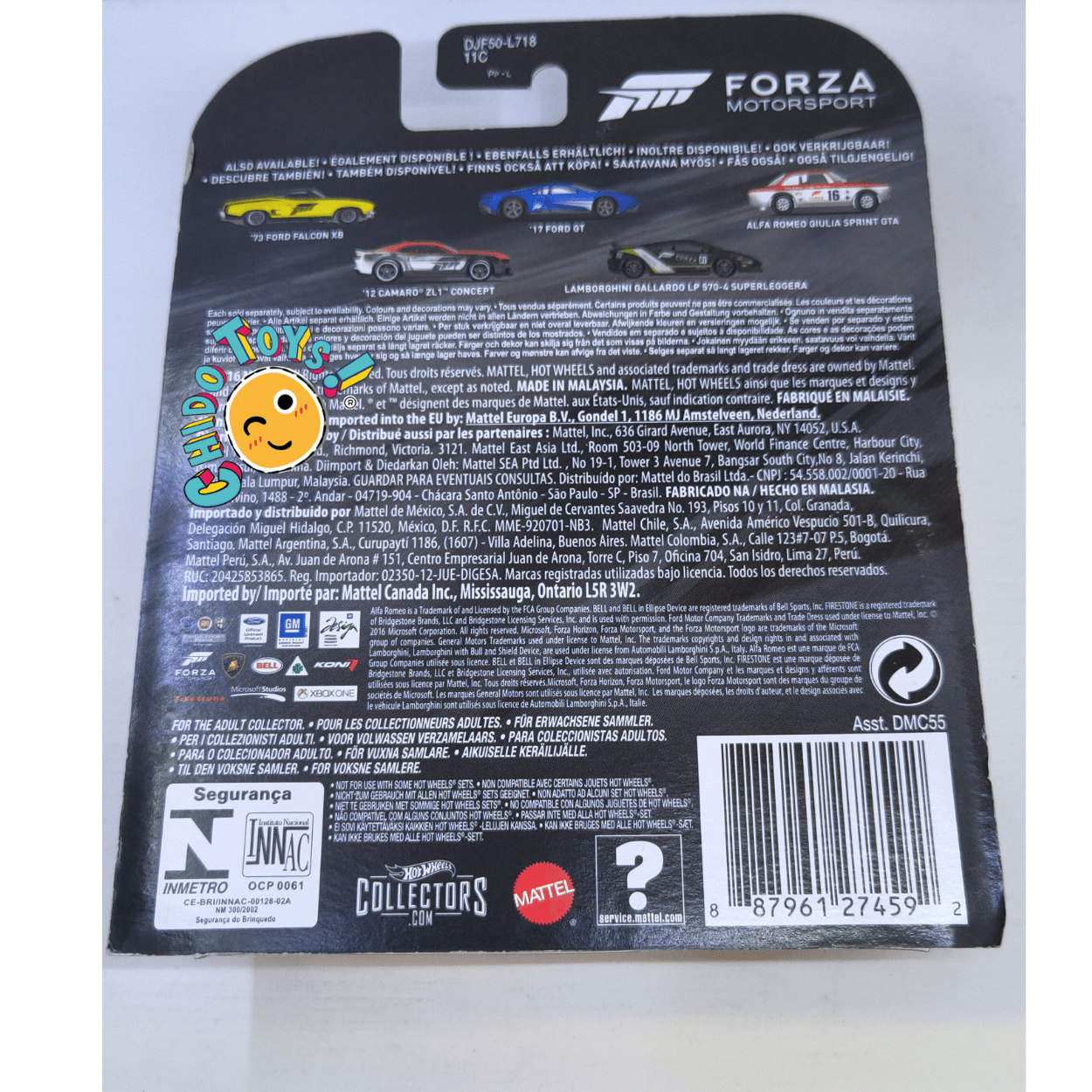 Hot Wheels Forza ’17 Ford GT 1:64 azul metálico Real Riders - Chido Toys