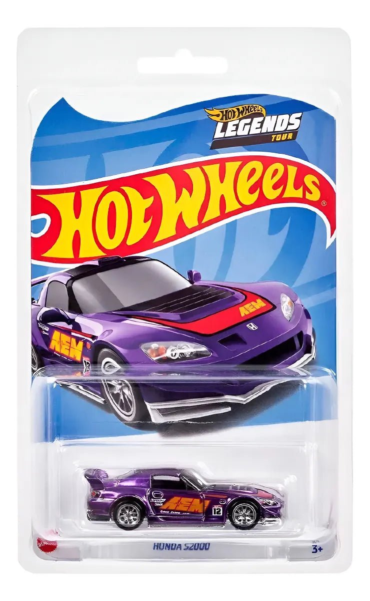 Hot Wheels Honda S2000 Legends Tour 1:64 morado metálico - Chido Toys