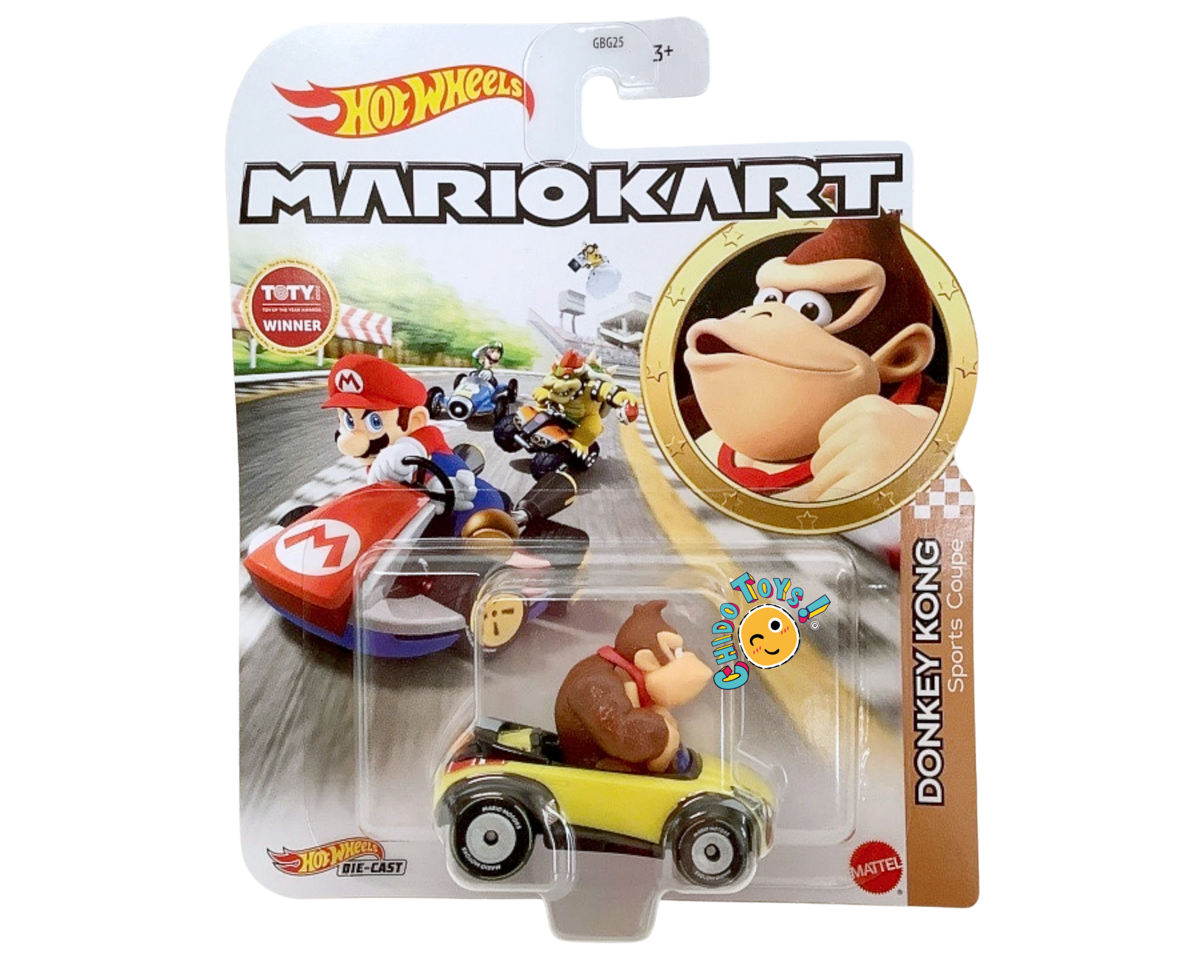 Hot Wheels Mario Kart Donkey Kong Sports Coupe 1:64 - Chido Toys