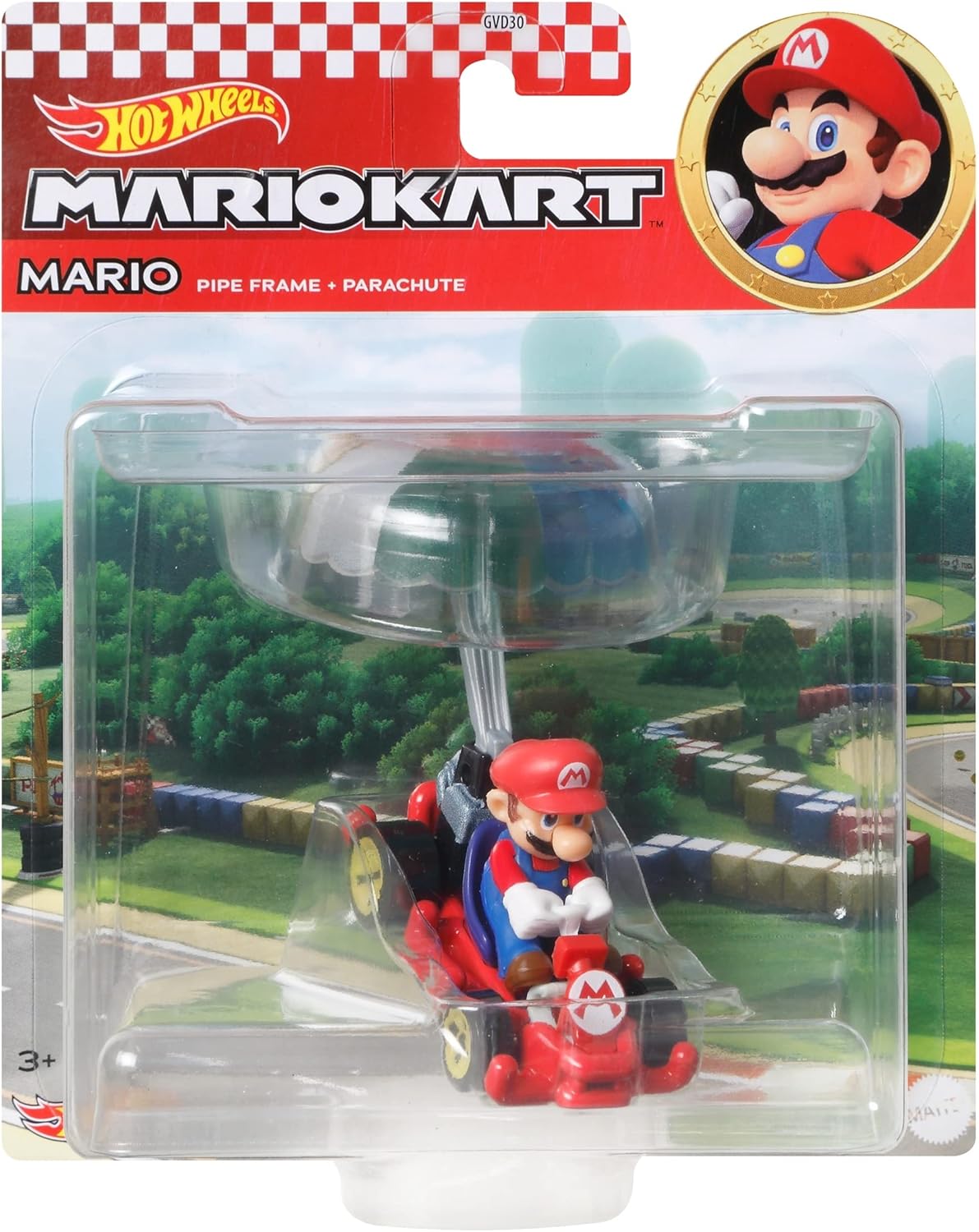 Hot Wheels Mario Kart – Mario Pipe Frame + Parachute - Chido Toys