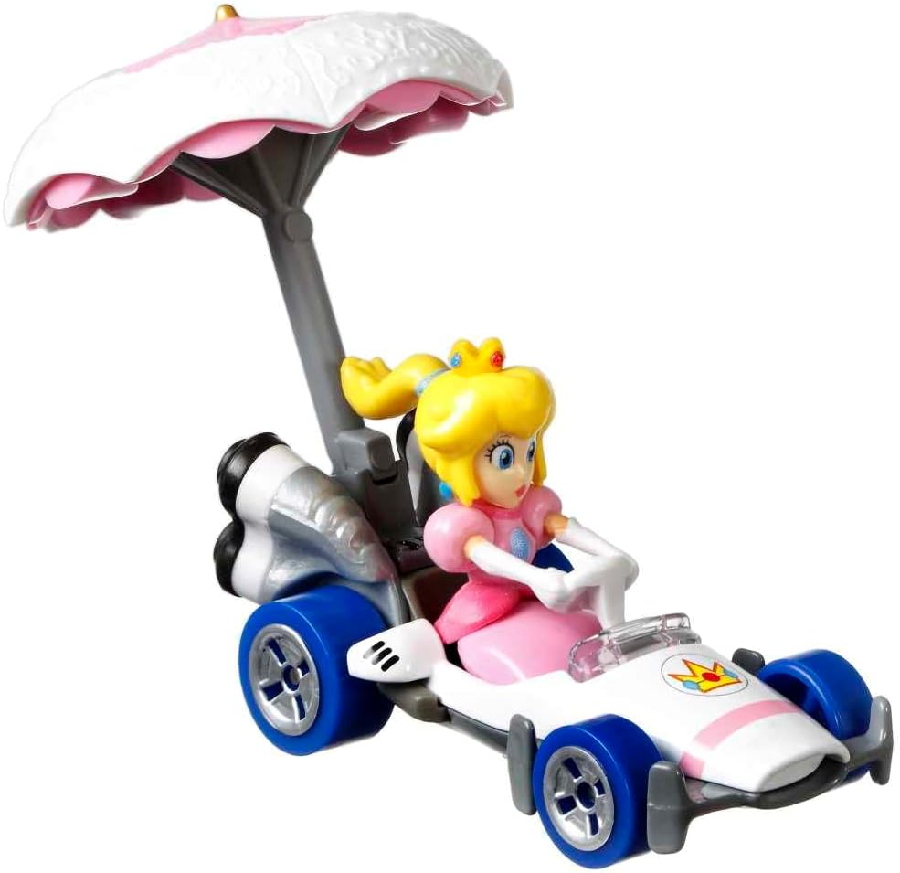 Hot Wheels Mario Kart Princess Peach B-Dasher Peach Parasol 1:64