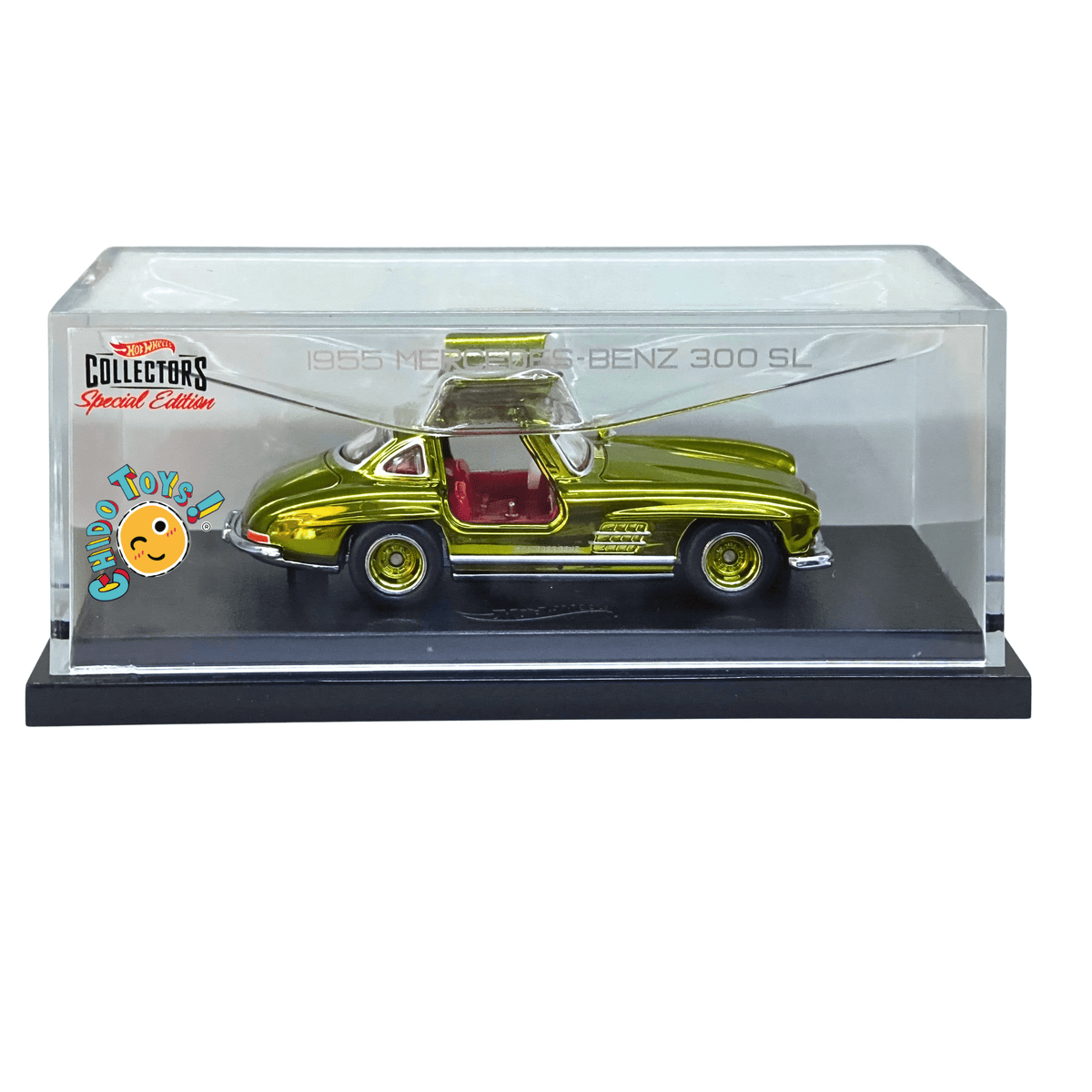 Hot Wheels Mercedes-Benz 300 SL 1955 1:64 Spectraflame Verde RLC - Chido Toys