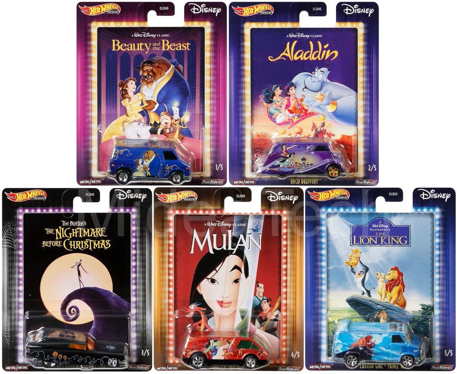 Hot Wheels Premium 2019 set completo 1:64 Real Riders - Chido Toys