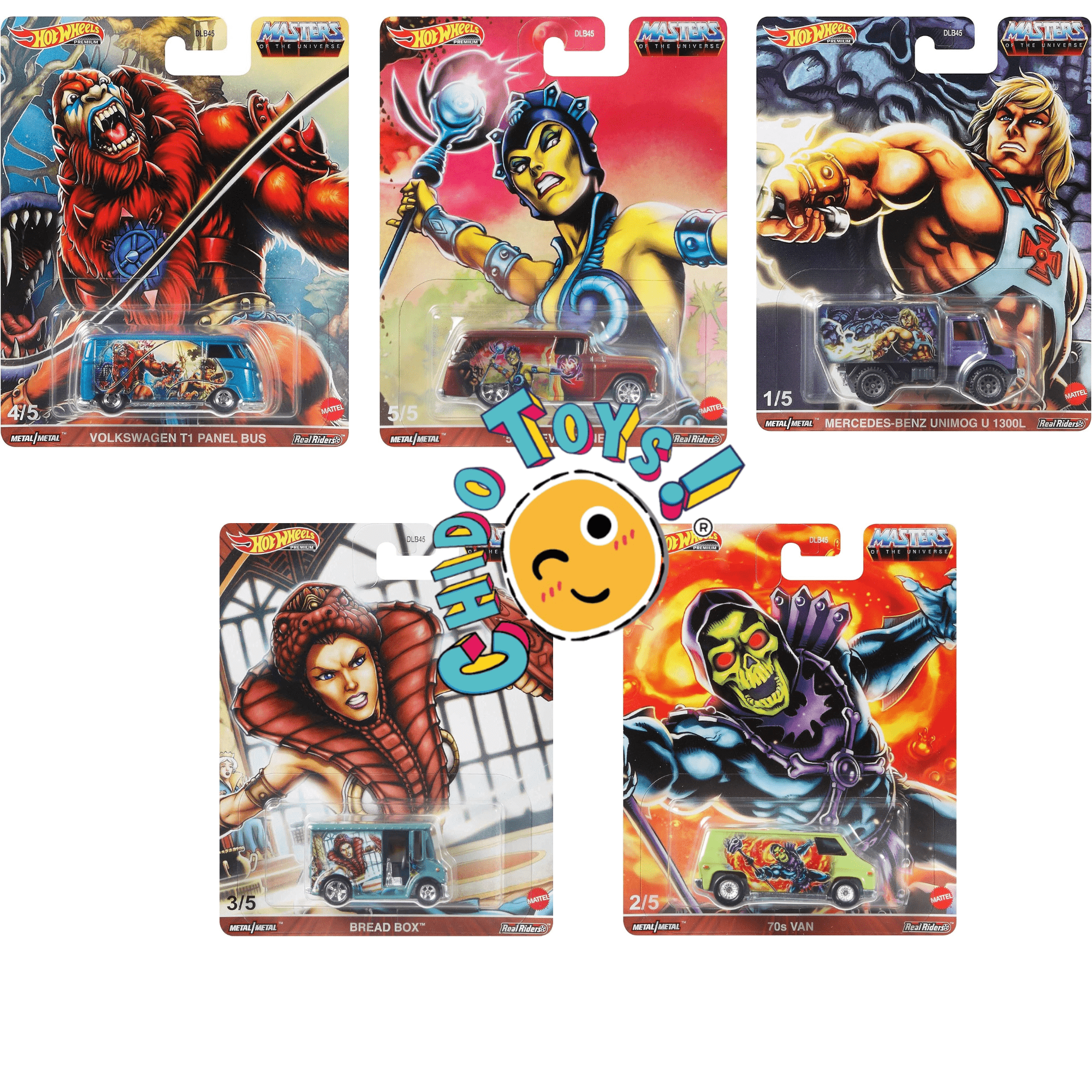 Hot Wheels Premium "Masters of the Universe" – Escala 1:64 - Chido Toys