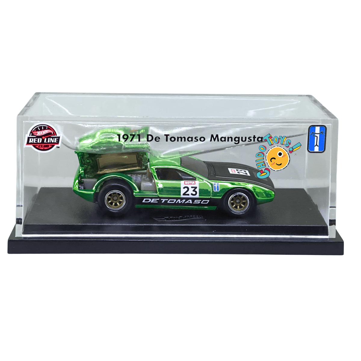 Hot Wheels RLC De Tomaso Mangusta 1971 1:64 Verde Spectraflame - Chido Toys