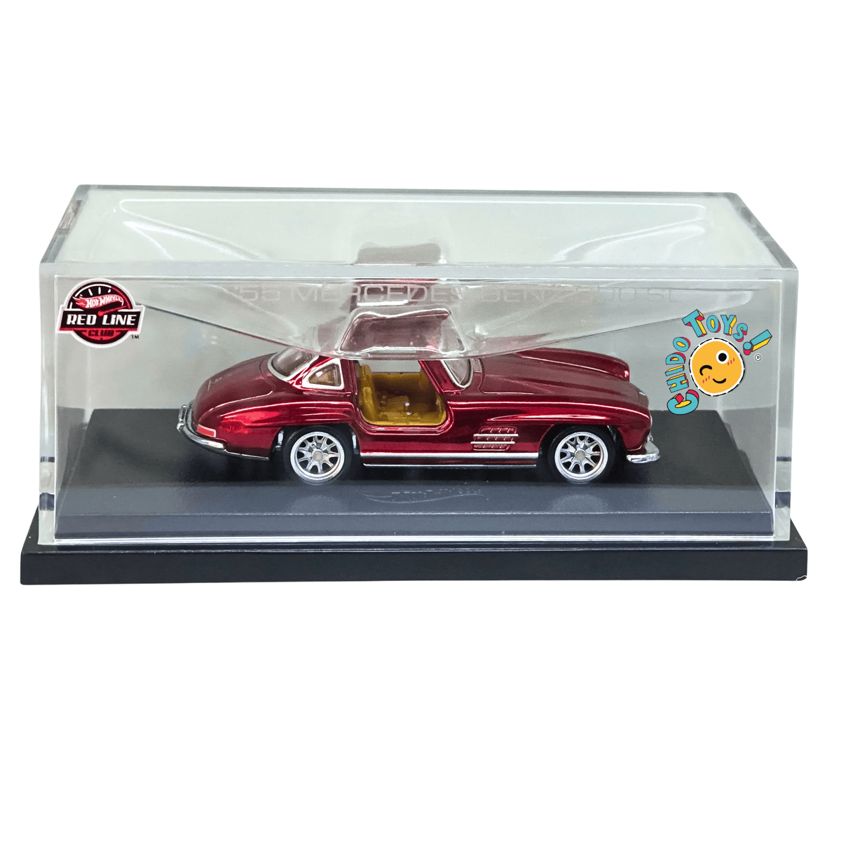 Hot Wheels RLC Mercedes-Benz 300 SL 1955 1:64 Spectraflame Oxblood - Chido Toys