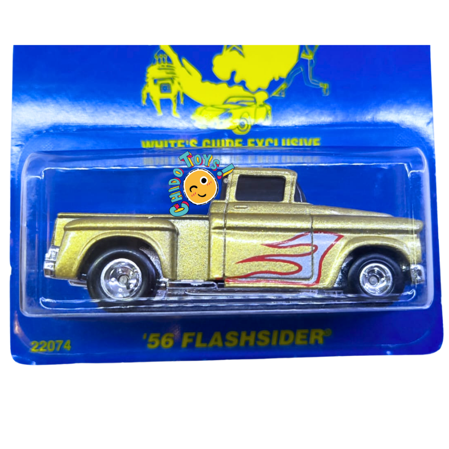 Hot Wheels White's Guide Exclusive Chevy Pickup 56' 1:64 Dorada - Chido Toys
