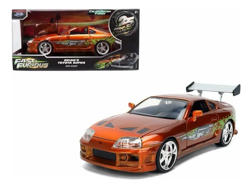 Jada Brian's Toyota Supra 1:32 Fast & Furious Naranja – Chido Toys