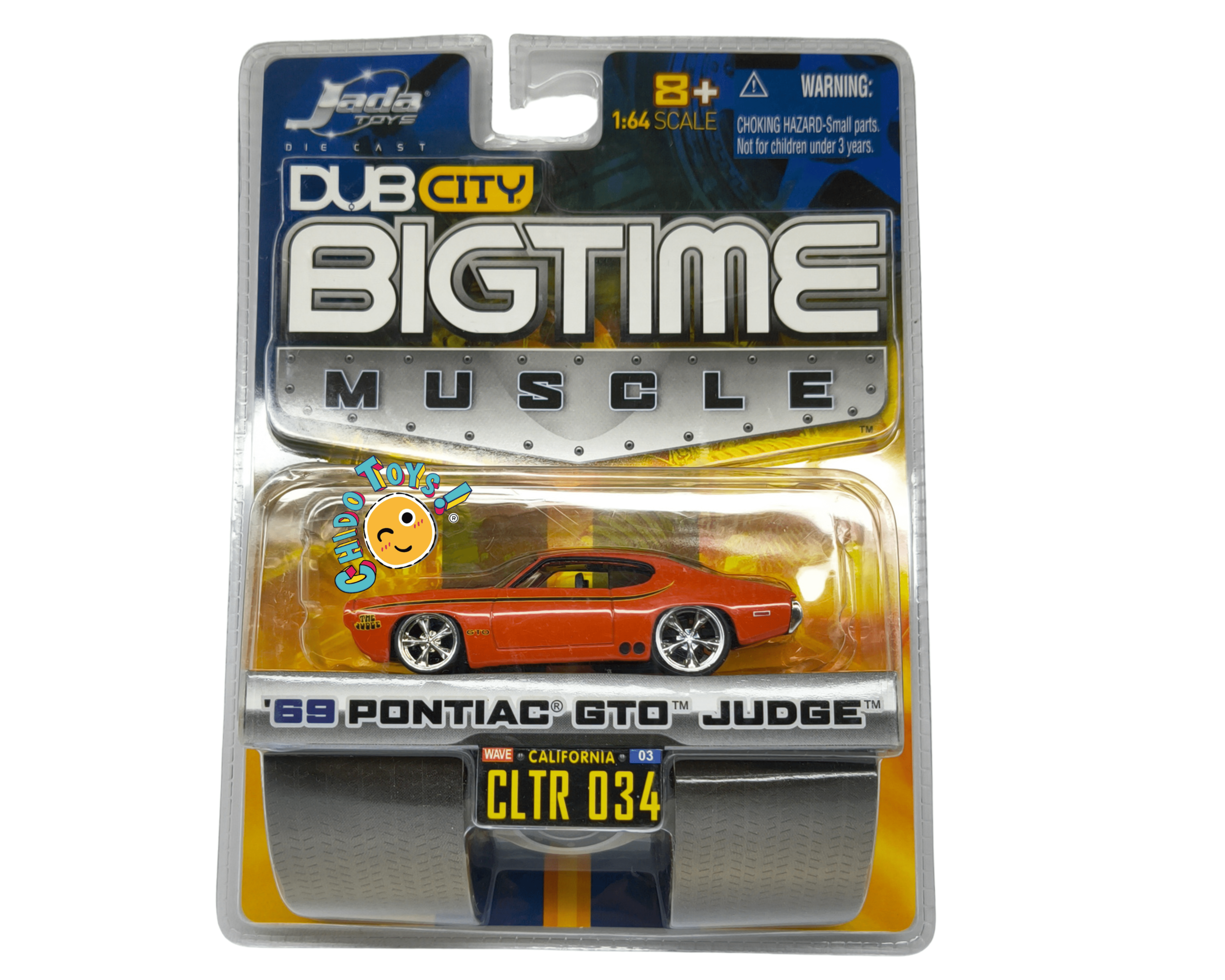 Jada Dub City 1969 Pontiac GTO Judge 1:64 naranja clásico - Chido Toys