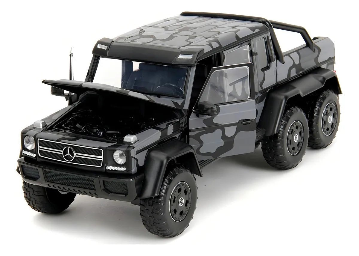 Jada Mercedes - Benz G63 AMG 6x6 1:24 camuflaje con apertura total - Chido Toys