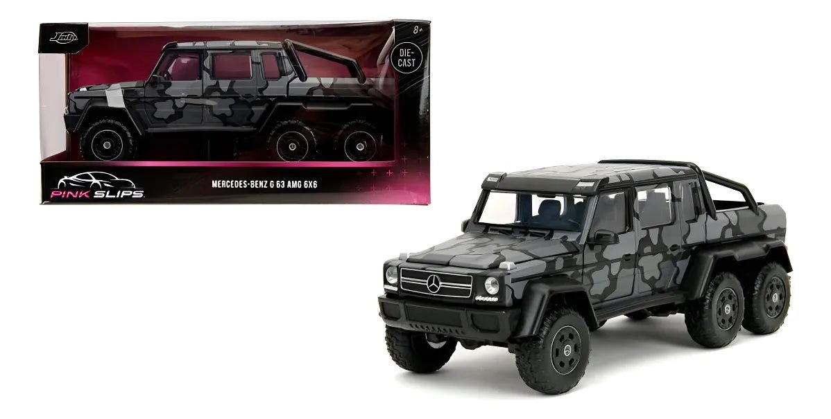 Jada Mercedes - Benz G63 AMG 6x6 1:24 camuflaje con apertura total - Chido Toys