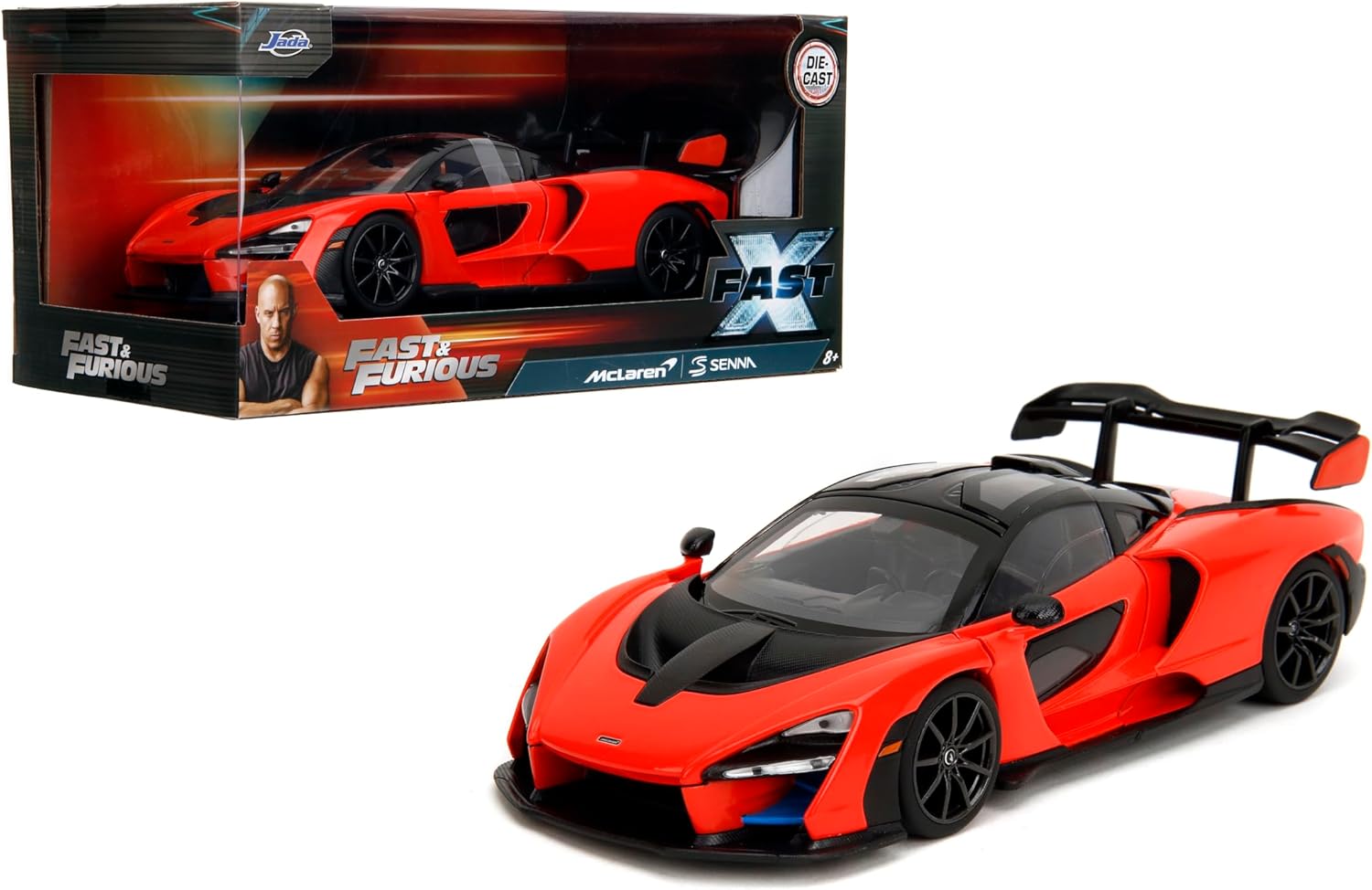 Jada Toys McLaren Senna Fast & Furious X, 1:24 – Ingenio y Potencia en un Solo Modelo - Chido Toys