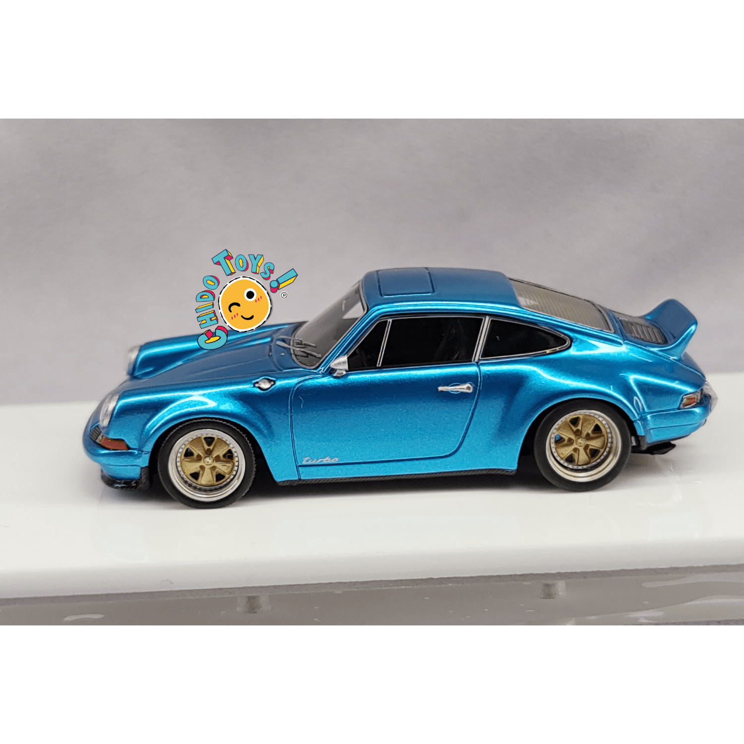Kaege Retro Turbo Electroplated light blue – MY64 1:64 - Chido Toys
